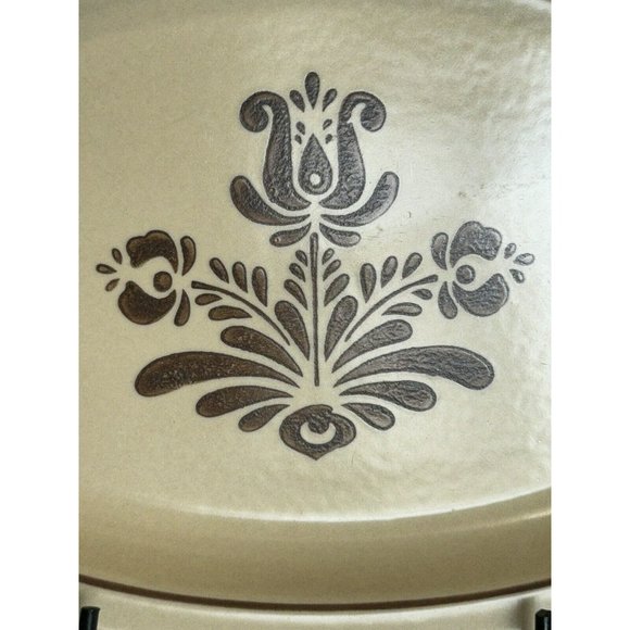 Pflatzgraff Village Tan/brown Serving Platter 13  5/8”x 9  1/2” Vintage 1977 USA - Picture 6 of 12